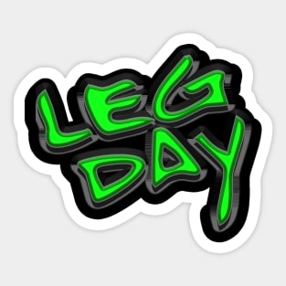 Leg Day Sticker